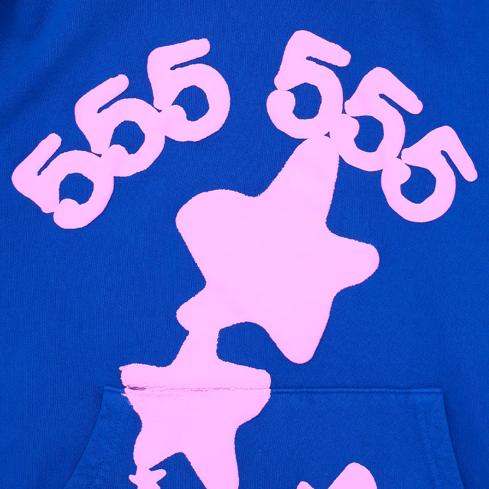 Sp5der Beluga Hoodie Blue