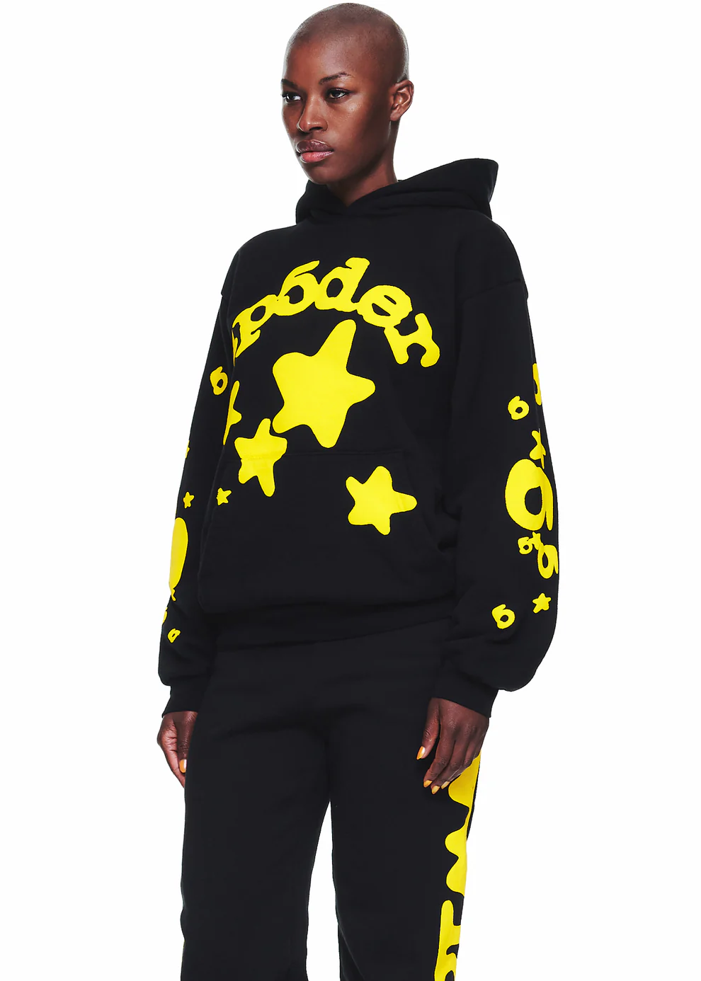 Sp5der Beluga Hoodie Onyx/Yellow 6 Sp5der Beluga Hoodie Onyx/Yellow