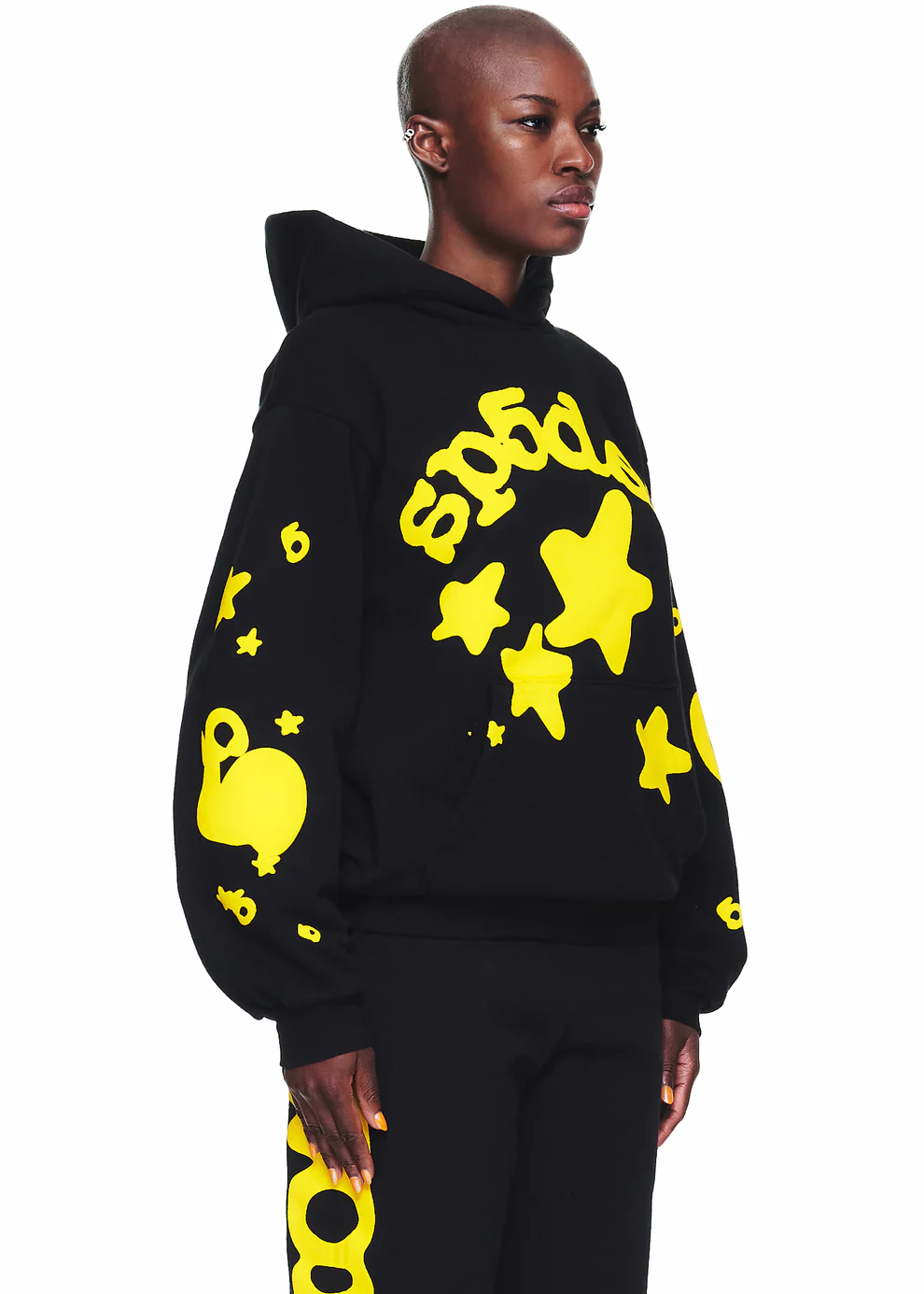 Sp5der Beluga Hoodie Onyx/Yellow 8 Sp5der Beluga Hoodie Onyx/Yellow