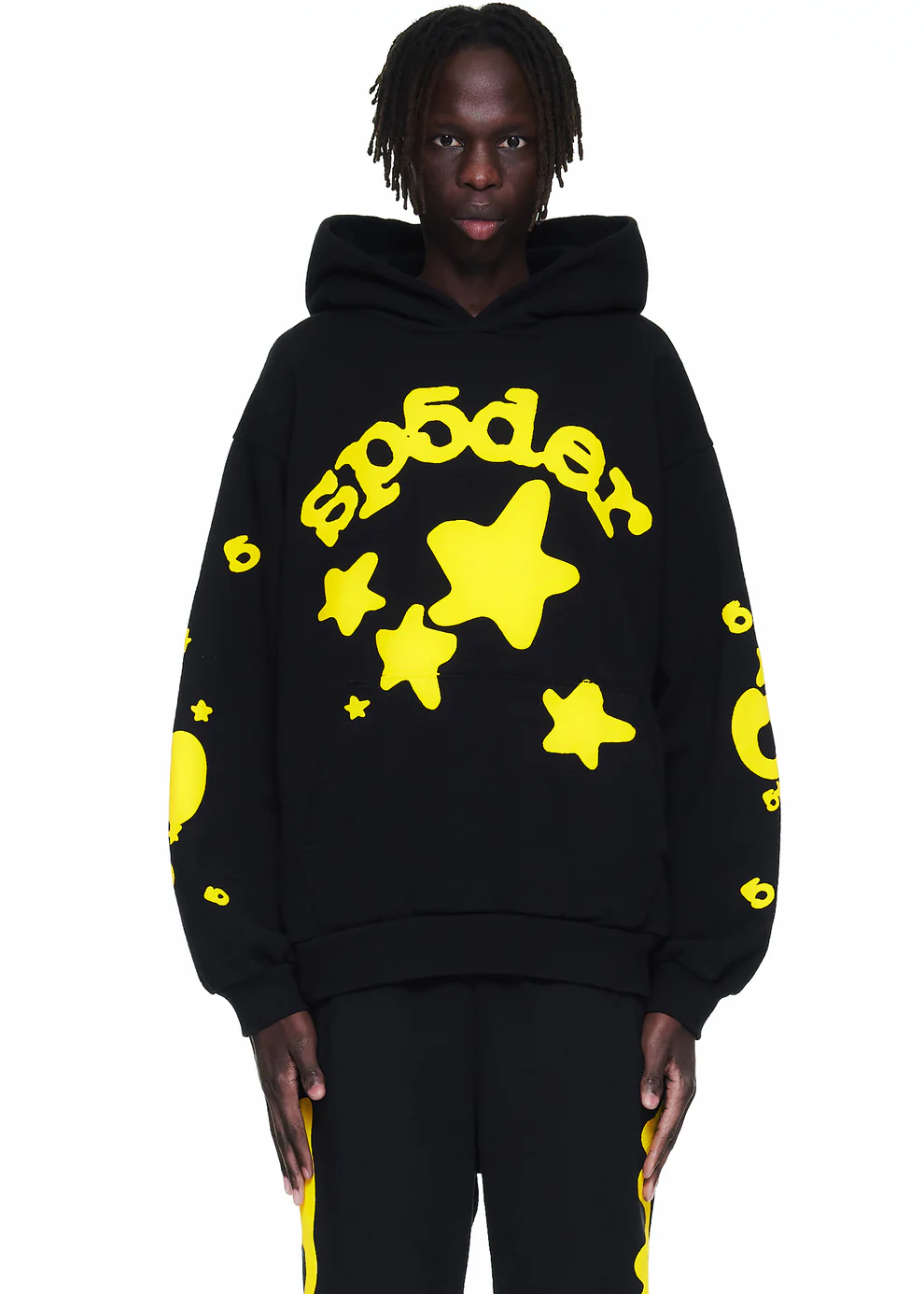 Sp5der Beluga Hoodie Onyx/Yellow 9 Sp5der Beluga Hoodie Onyx/Yellow