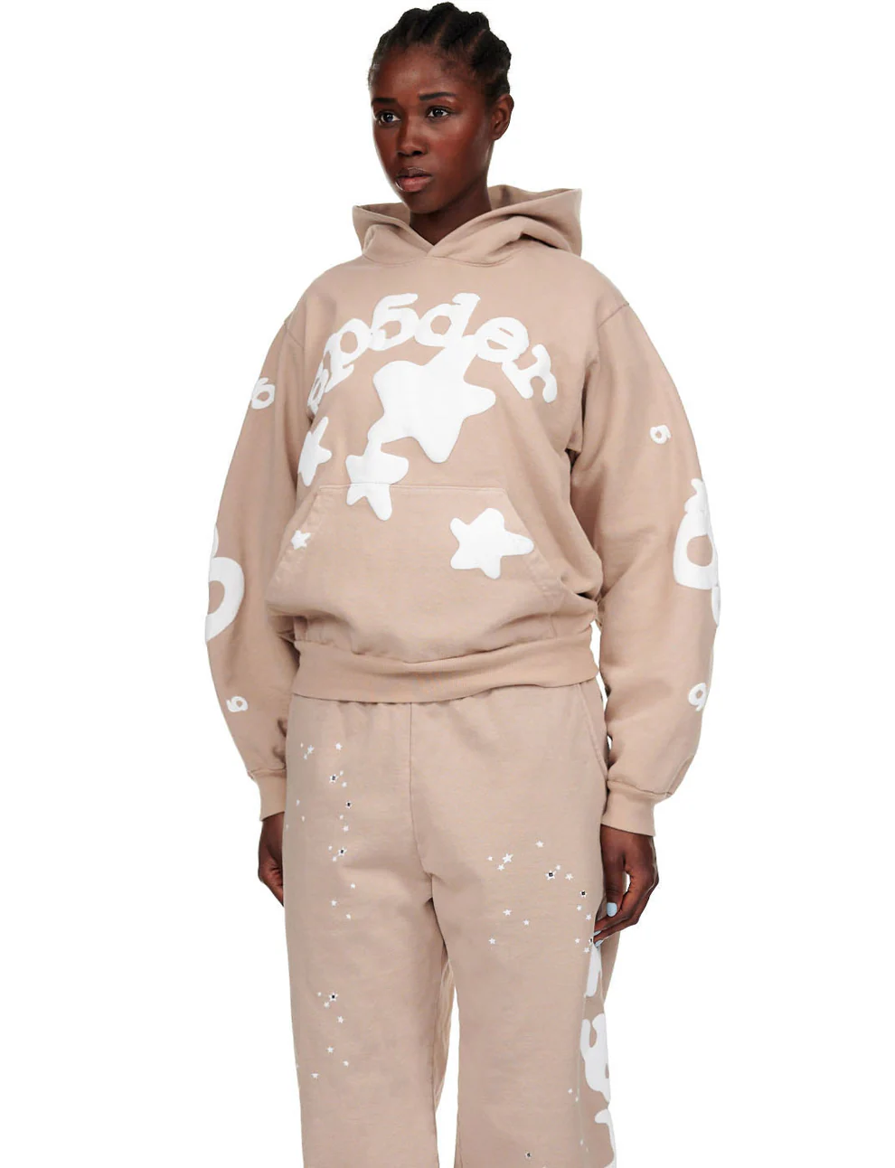 Sp5der Beluga Hoodie Light Brown 6 Sp5der Beluga Hoodie Light Brown