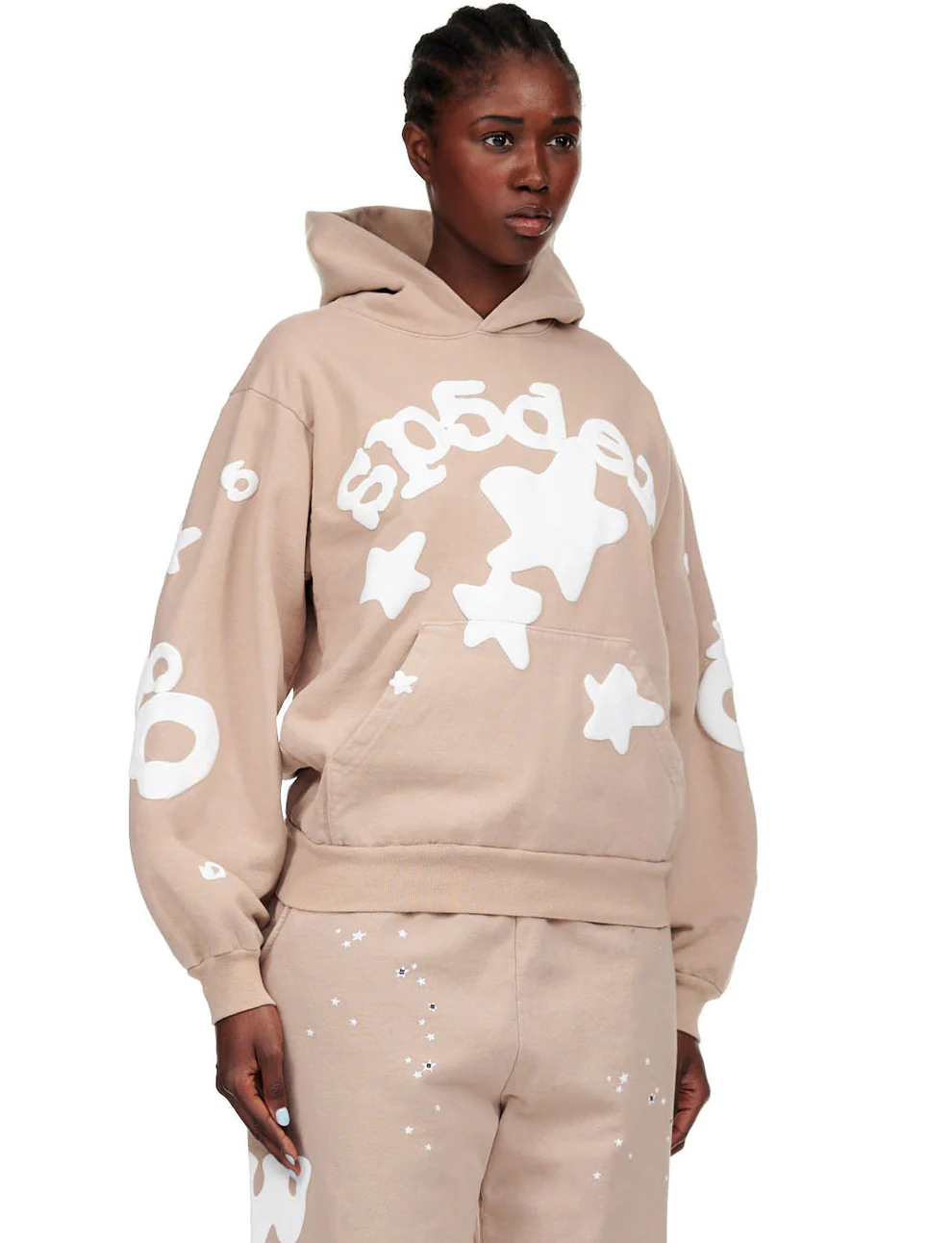 Sp5der Beluga Hoodie Light Brown 8 Sp5der Beluga Hoodie Light Brown