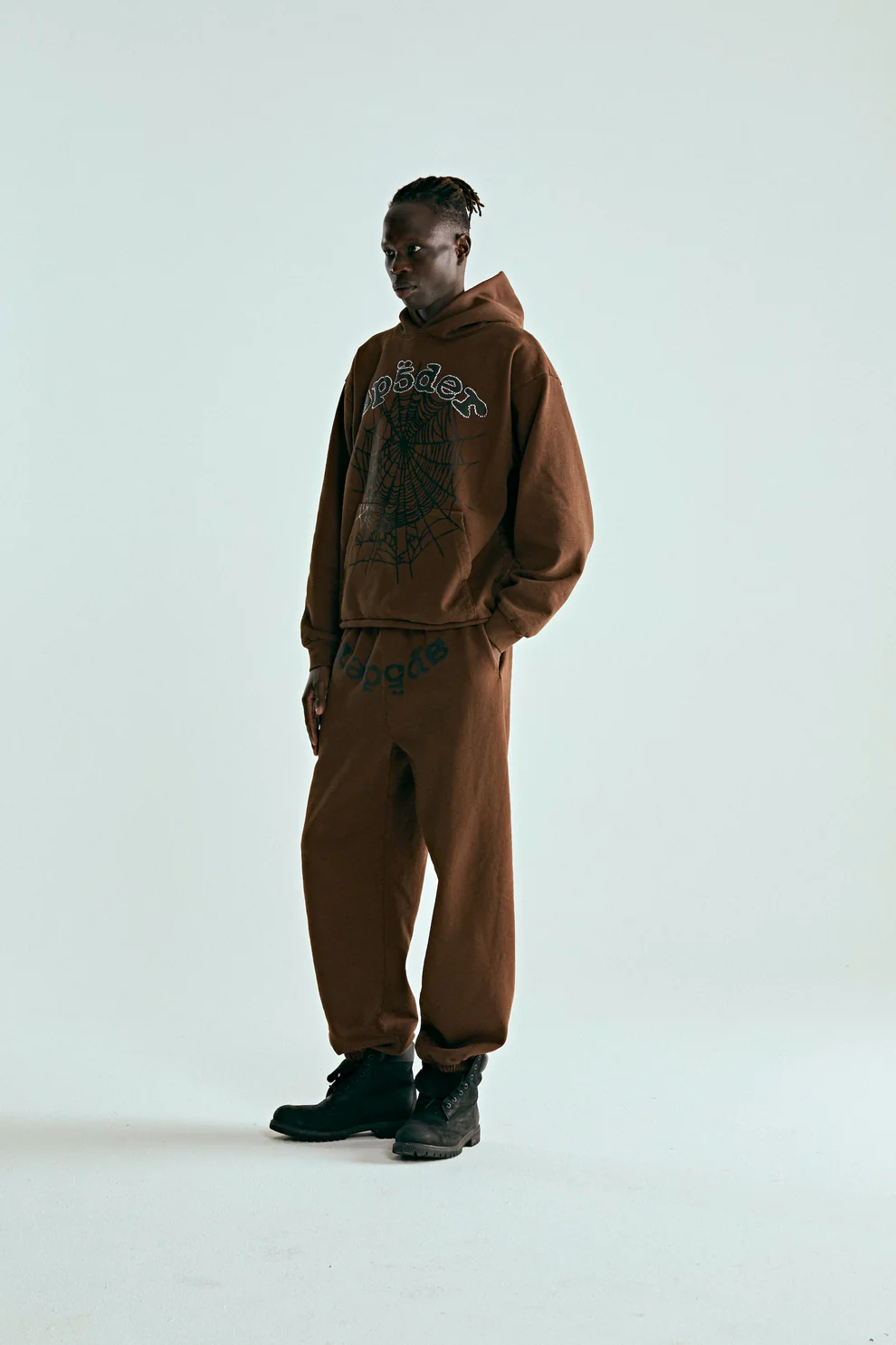 SP5DER OG WEB HOODIE BROWN 15 SP5DER OG WEB HOODIE BROWN