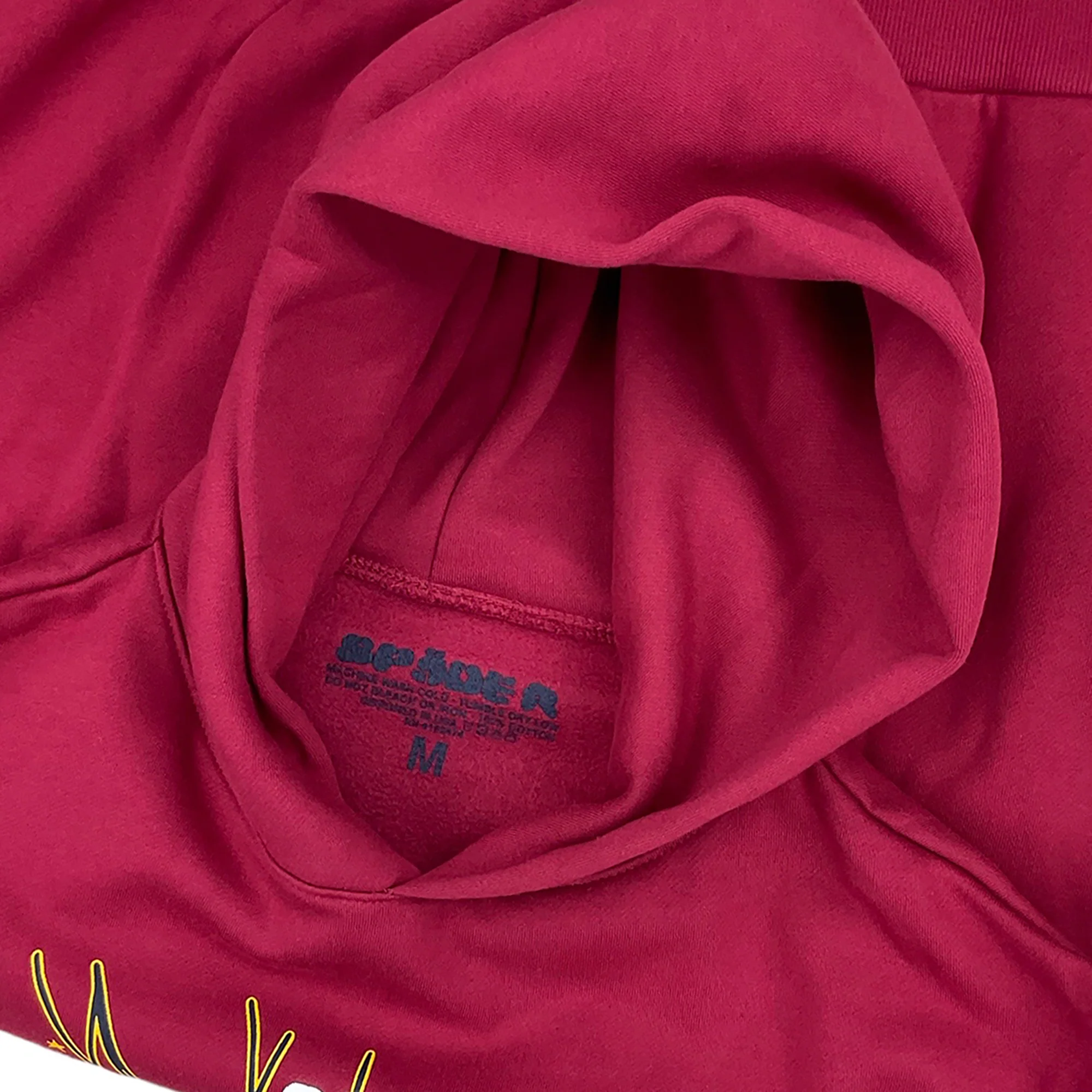 Sp5der Logo Hoodie Maroon 3 Sp5der Logo Hoodie Maroon