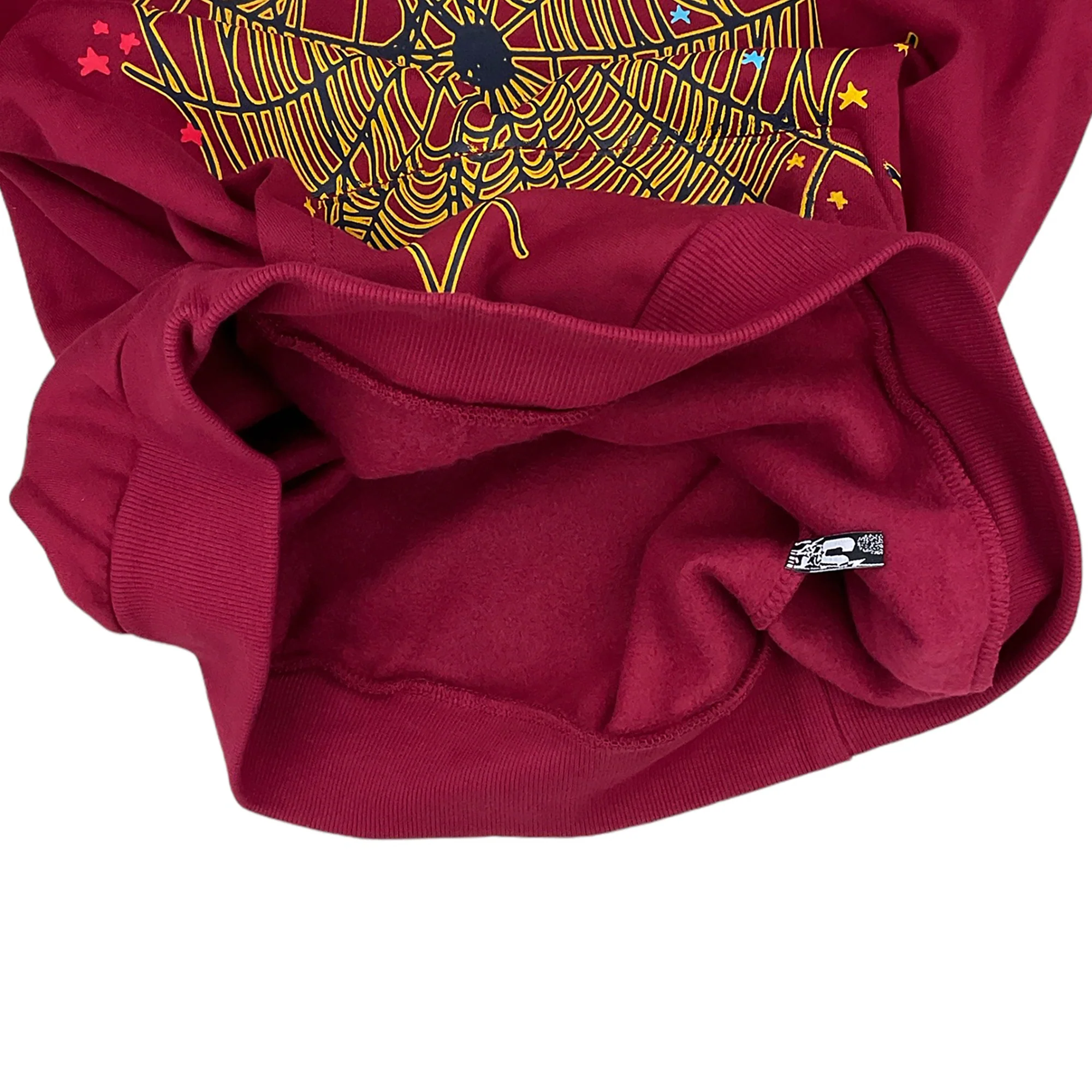 Sp5der Logo Hoodie Maroon 4 Sp5der Logo Hoodie Maroon
