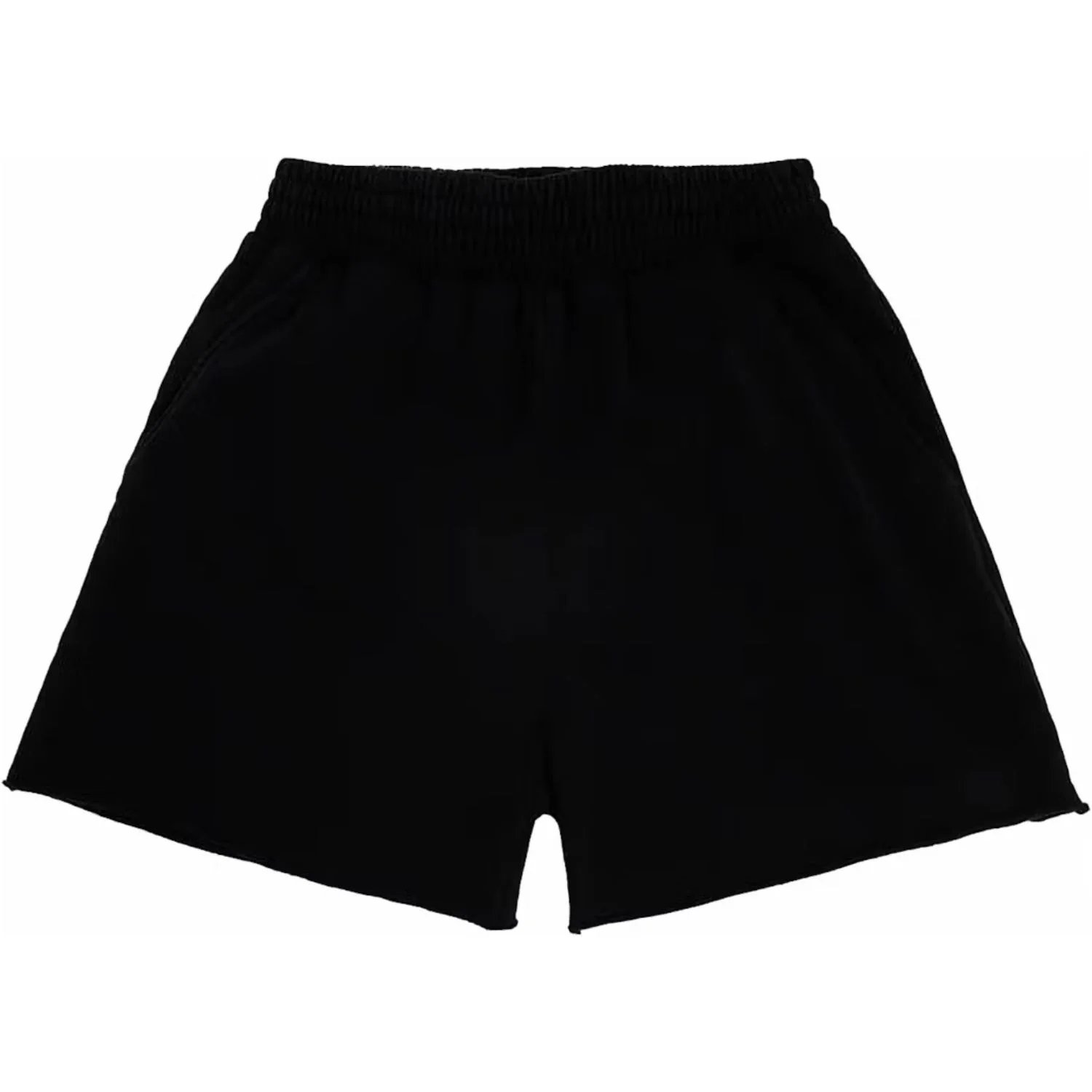 Sp5der OG Logo Embroidered Sweatshort in Black 2 Sp5der OG Logo Embroidered Sweatshort in Black