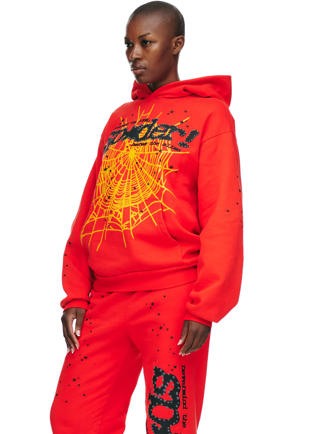 Sp5der P*NK V2 Hoodie Red 6 Sp5der P*NK V2 Hoodie Red