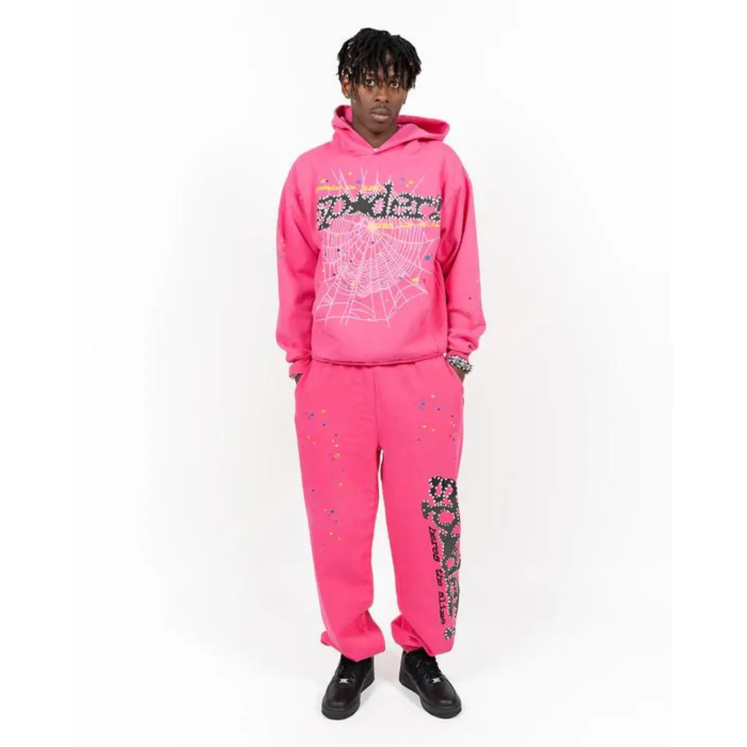Sp5der P*NK V2 Sweatpant Pink
