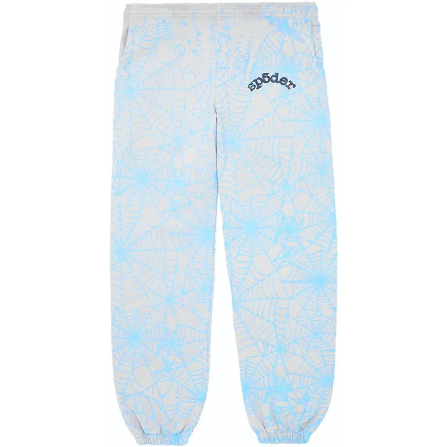 Sp5der AOP Web Sweatpants Heather Grey