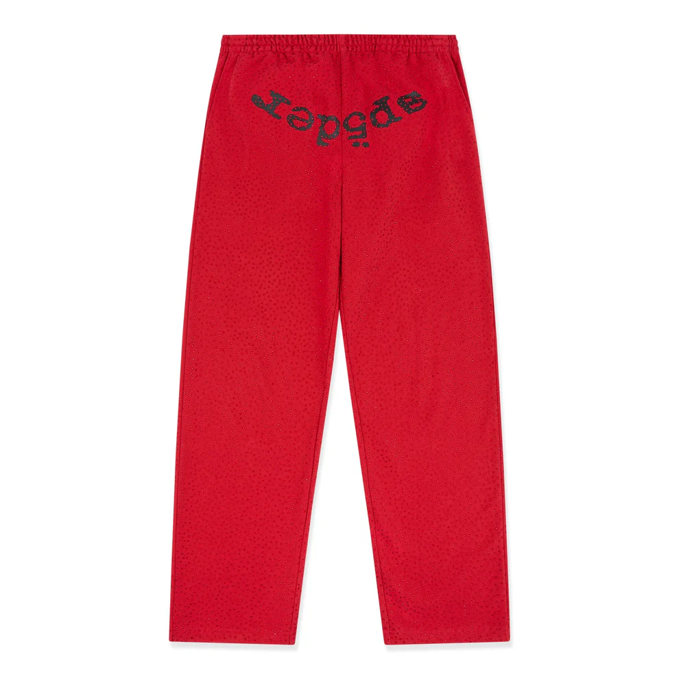 SP5DER VVS TRACKSUIT RED