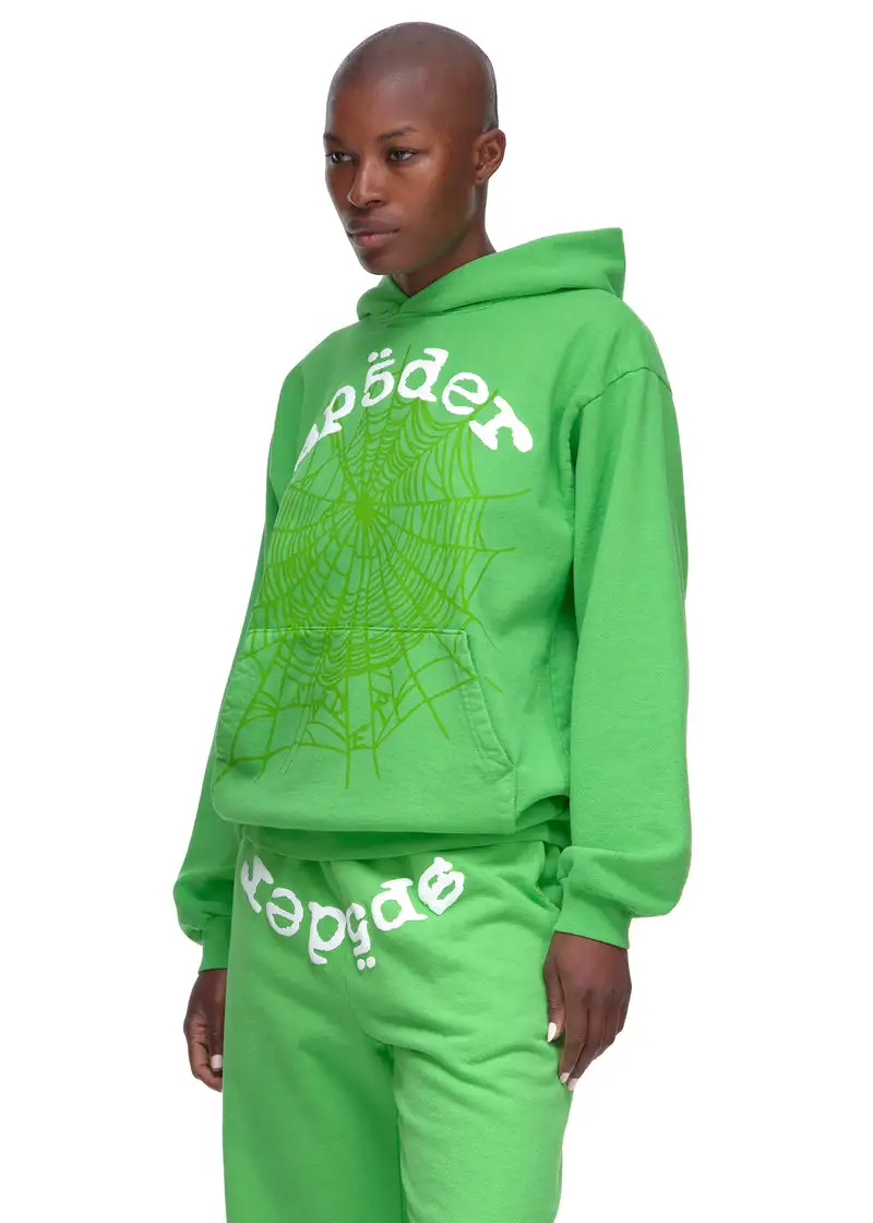 Sp5der Web Tracksuit Slime Green 5 Sp5der Web Tracksuit Slime Green