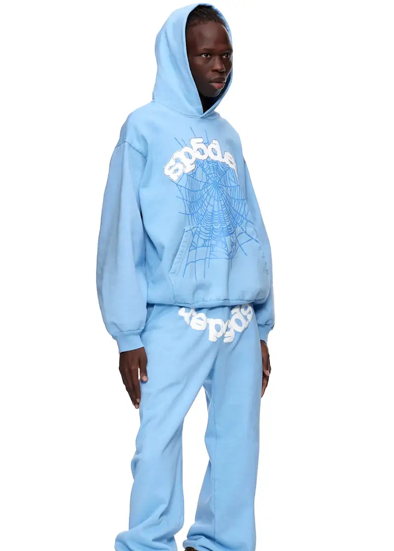 Sp5der Worldwide Sweatpant Sky Blue 2 Sp5der Worldwide Sweatpant Sky Blue