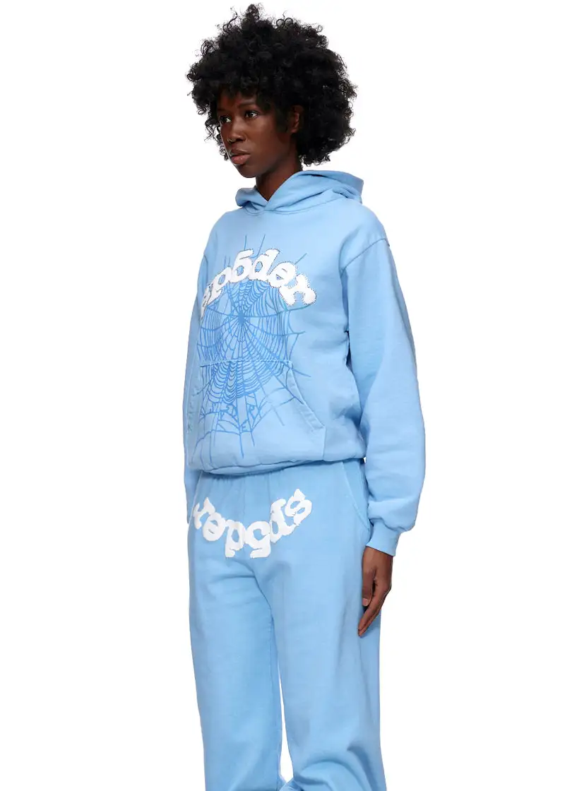 Sp5der Worldwide Sweatpant Sky Blue 3 Sp5der Worldwide Sweatpant Sky Blue