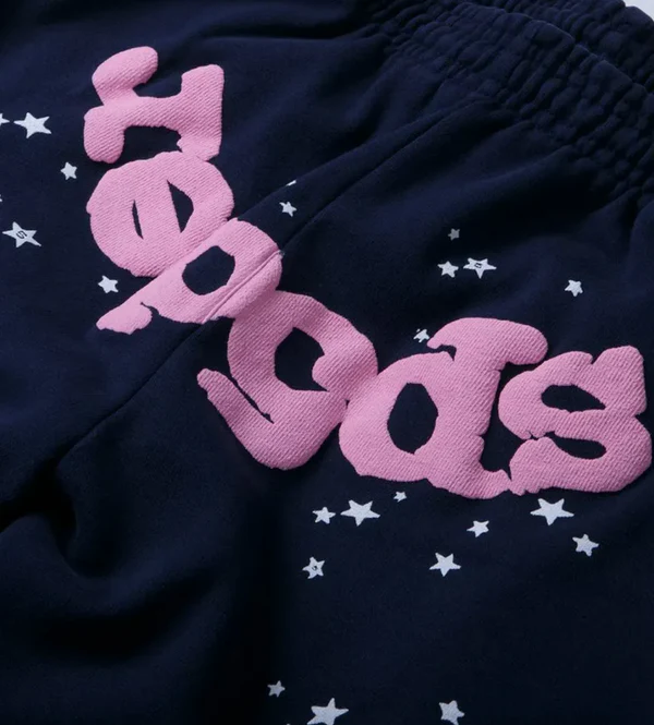 Sp5der OG Web Sweatpants Navy 2 Sp5der OG Web Sweatpants Navy
